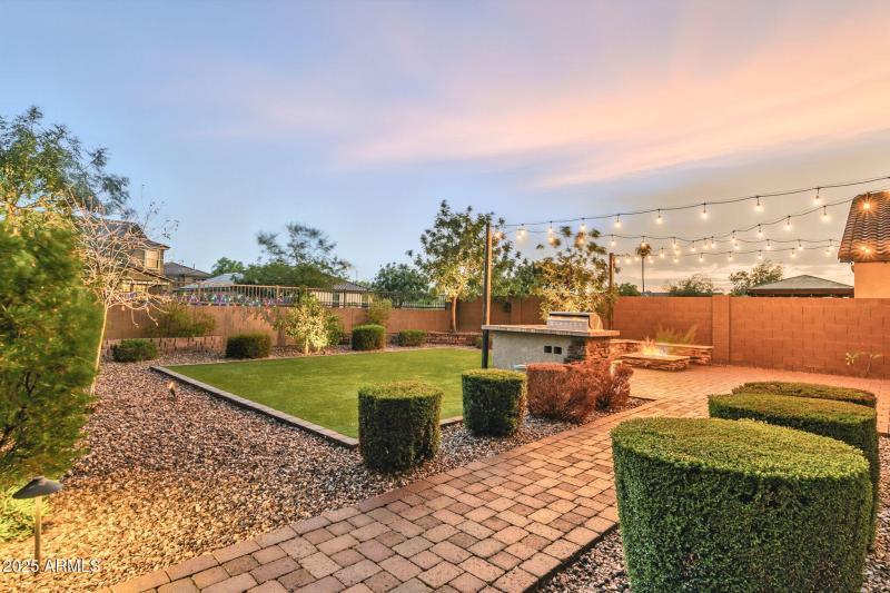 Backyard - Sunset