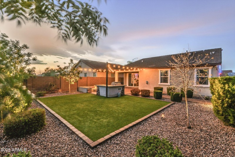 Backyard - Sunset