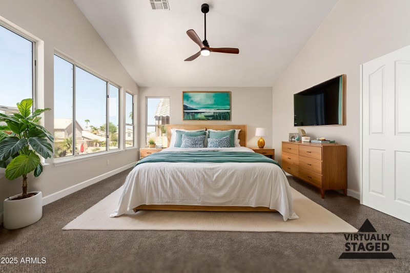 Primary Bedroom with Virtual Staging