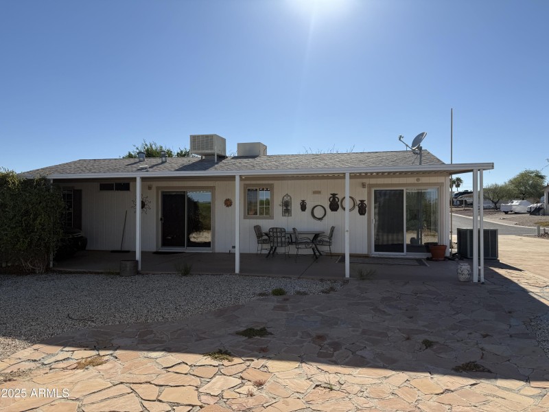 Covered Patio Full Length of Home