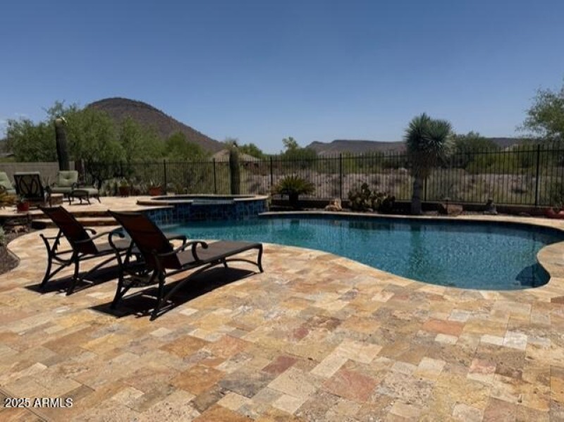 Open spaces in back yard