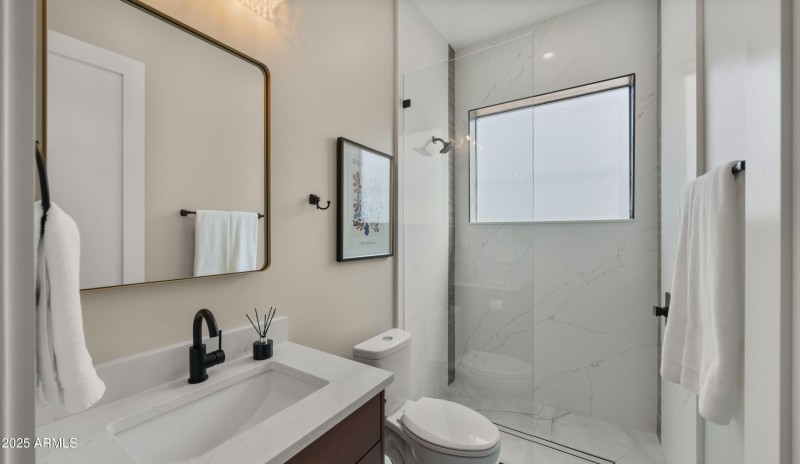Zero Entry Shower in 3rd Bathroom