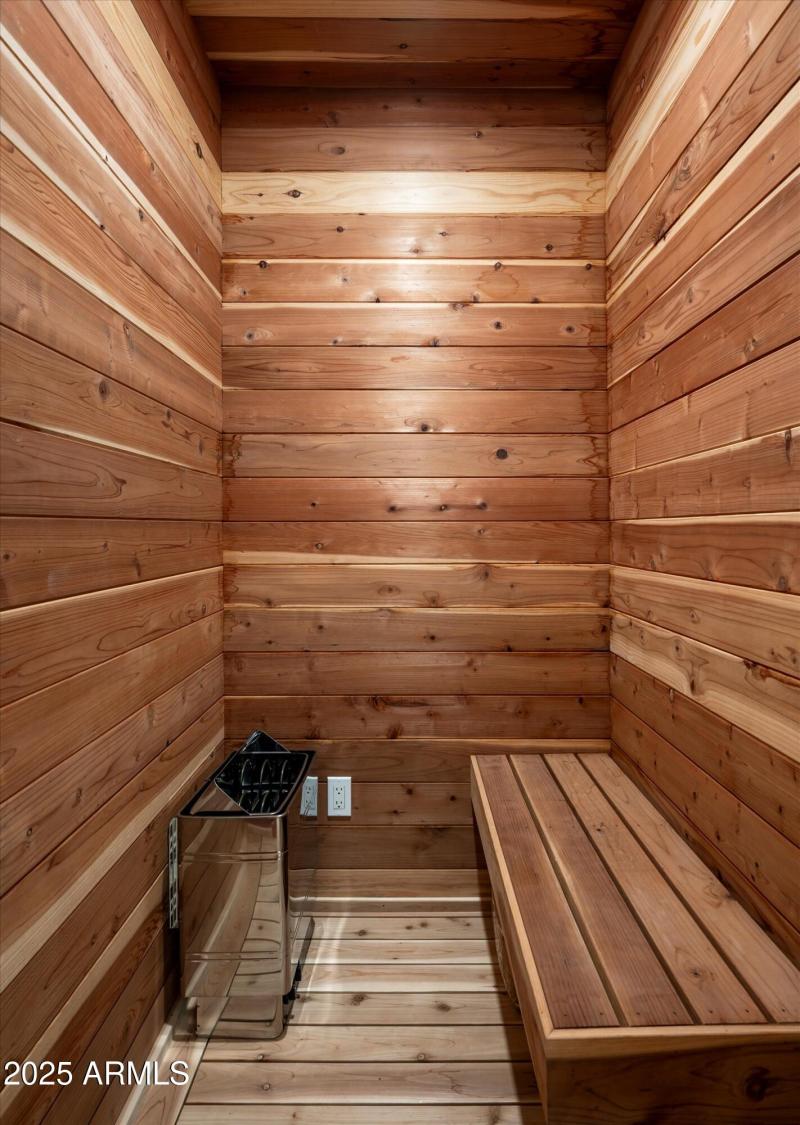 Sauna in Primary Bathroom