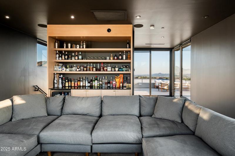 Upstairs Bar/Media area