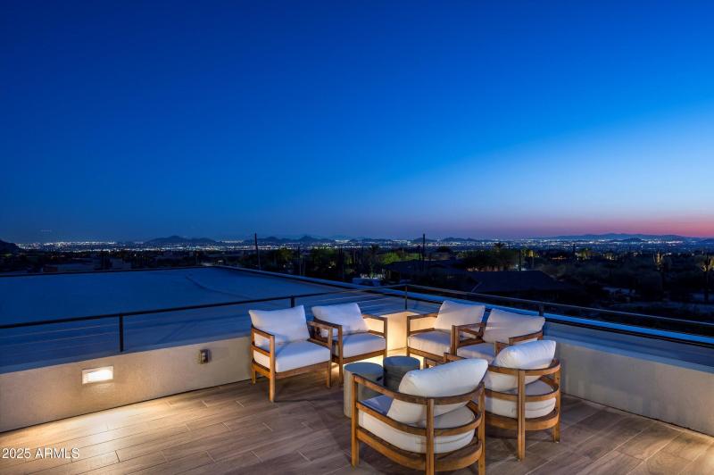 Sweeping city light views