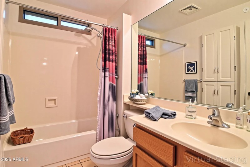 Shared Bathroom - staged