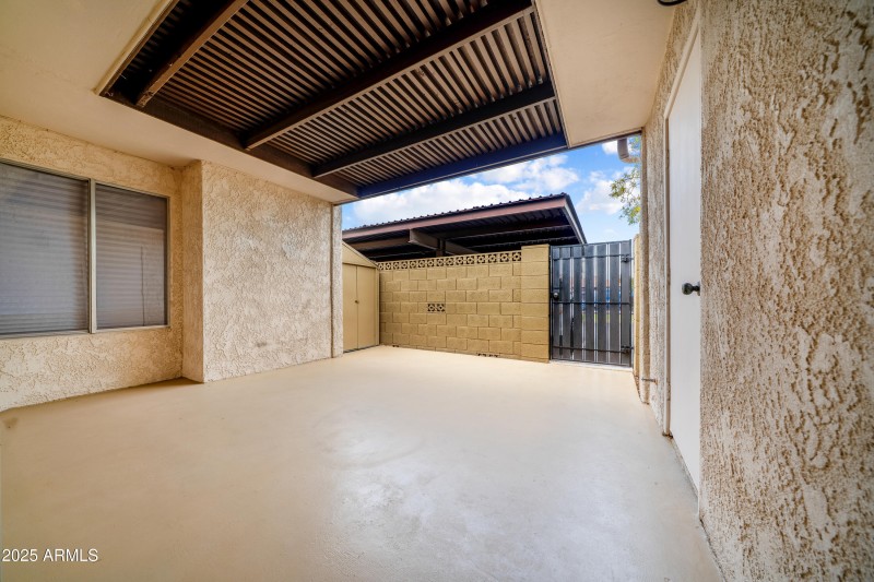 Private Covered Back Patio