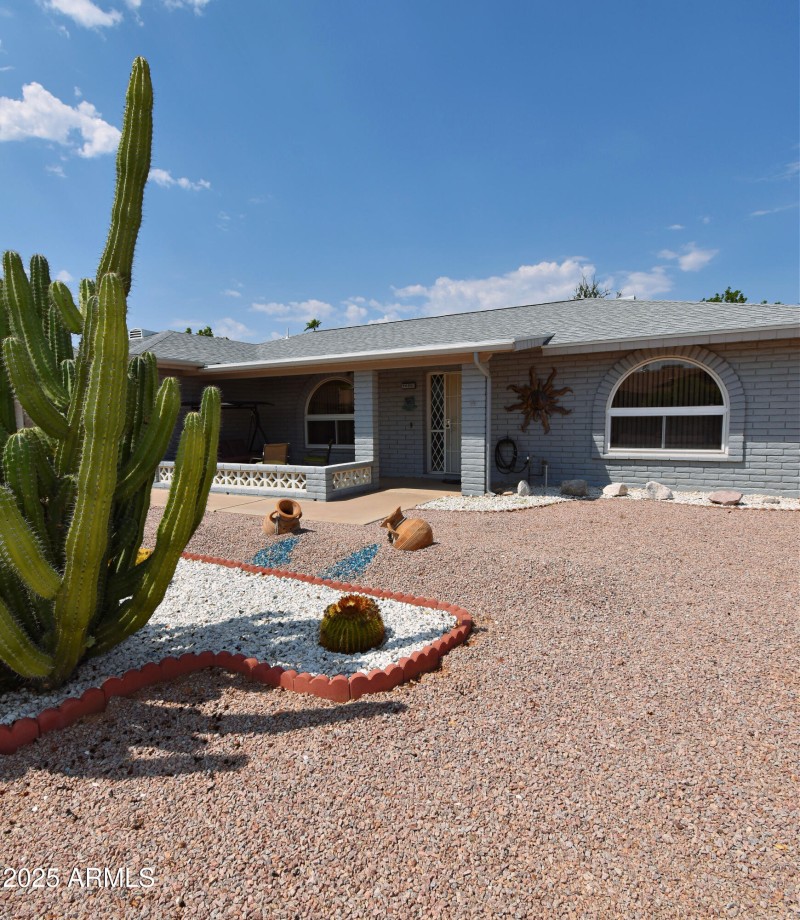 Professionally Landscaped Front Yard