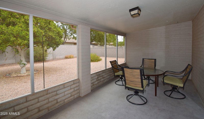 Enclosed Arizona Room