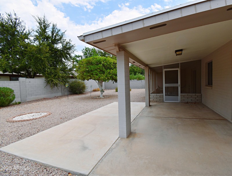 Extended Covered Patio