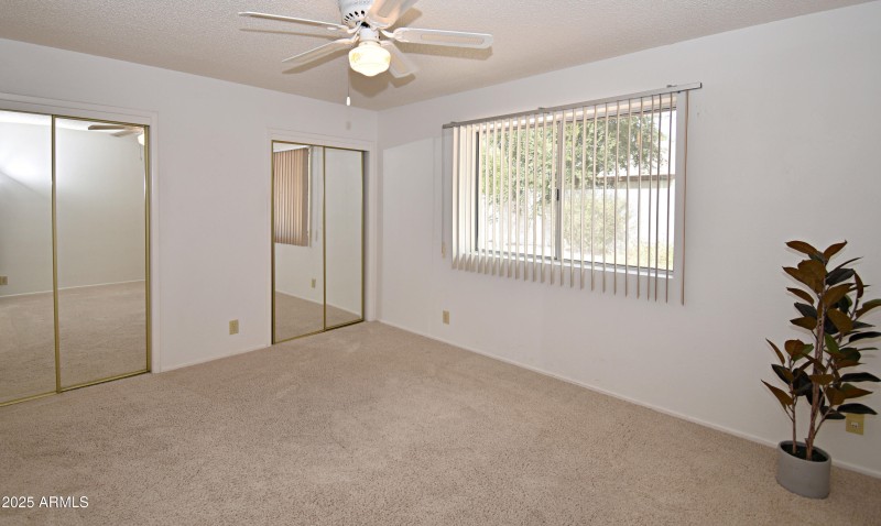Secondary Bedroom w/2 Closets