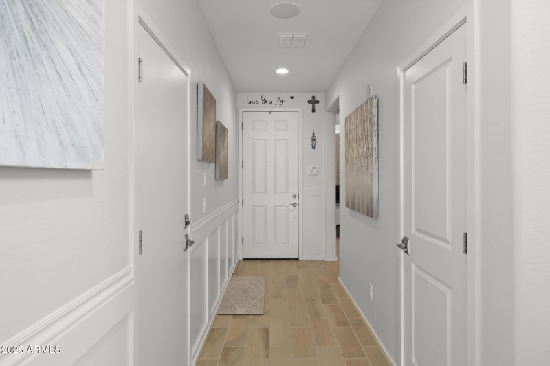 Main Hallway to Front Door