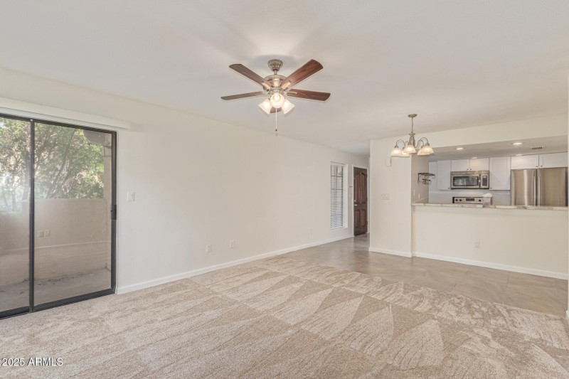 Open Kitchen Concept to Living Room