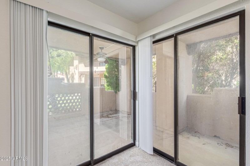 Dual Access Covered Patio