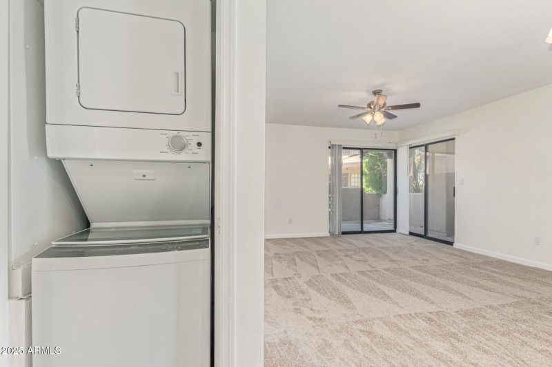 Stacked Interior Laundry