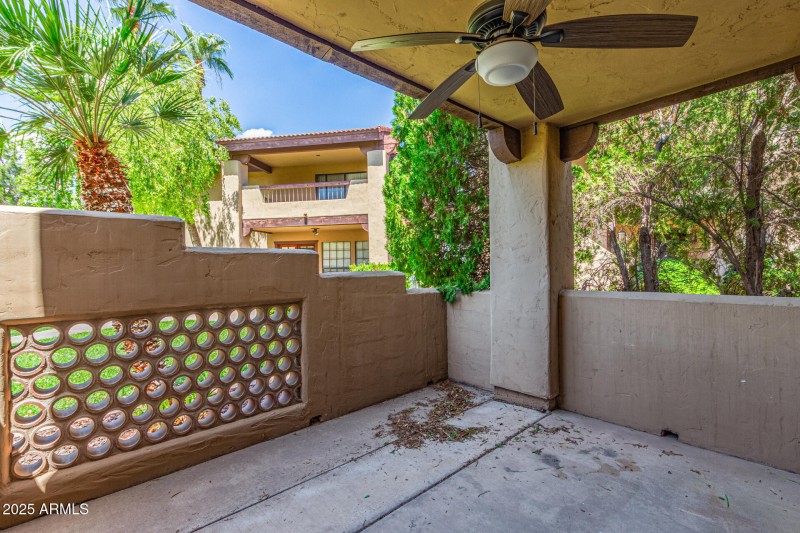 Private Covered Patio