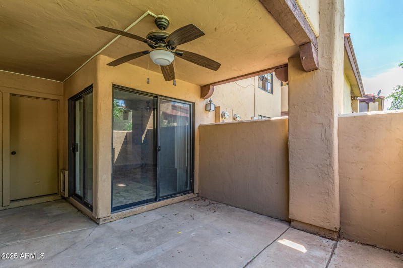 Oversized End Unit Covered Patio