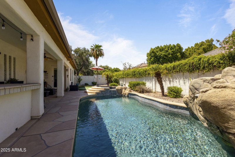 Pool & Rock Slide