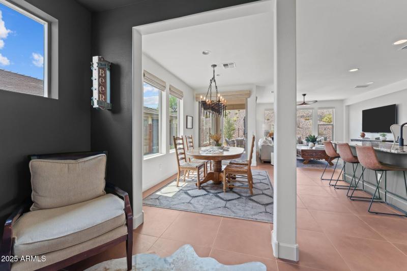 Open concept floor plan