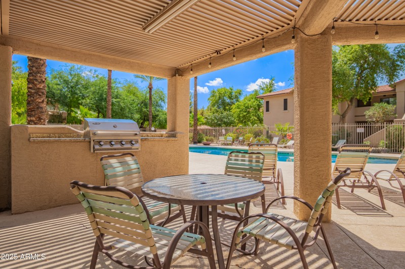 Outdoor BBQ Area