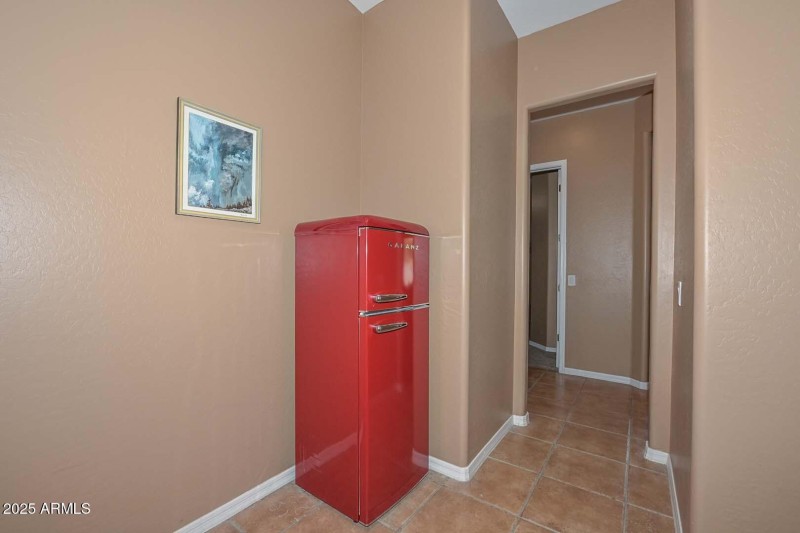 Mud room off garage