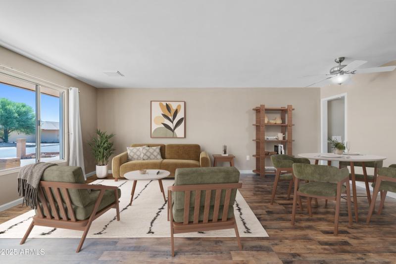 Living Room - Virtually Staged