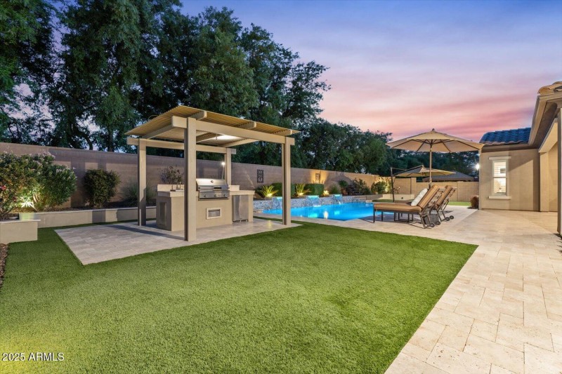 Gazebo and grill