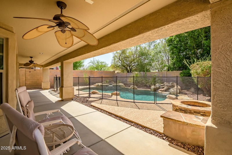 Back patio