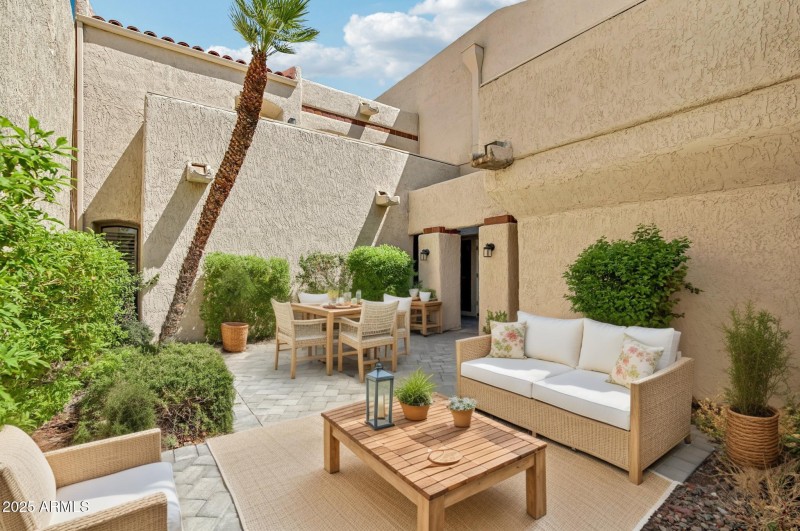 Front Private Courtyard Entrance