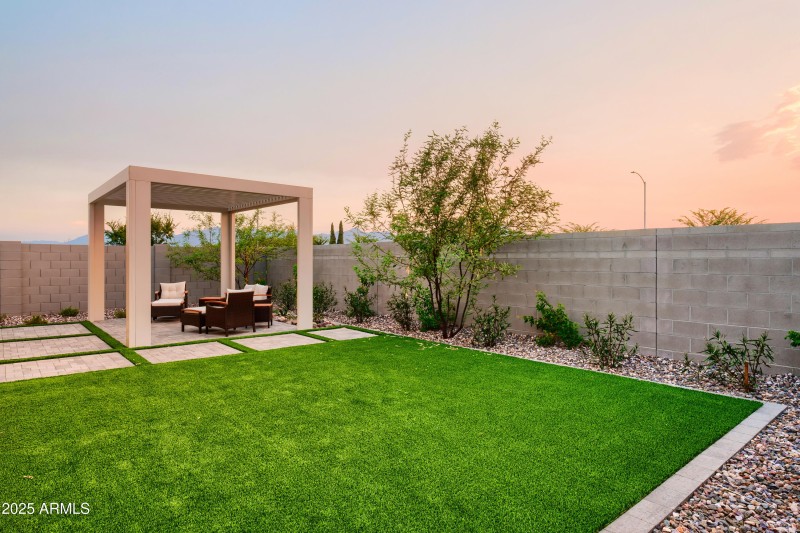 SAMPLE BACK YARD