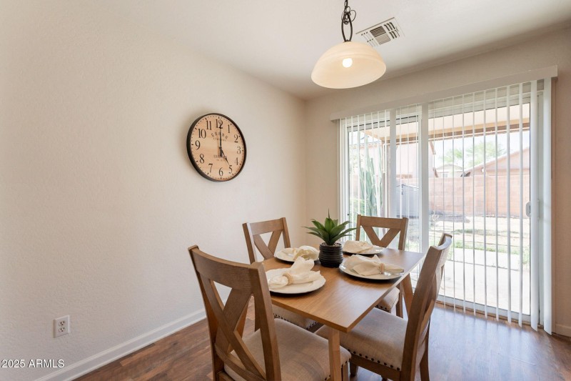 Dining area