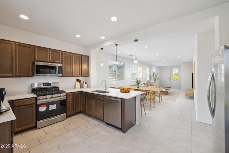Kitchen Virtually Staged
