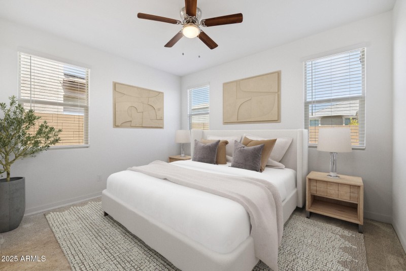 Primary Bedroom VIRTUALLY STAGED