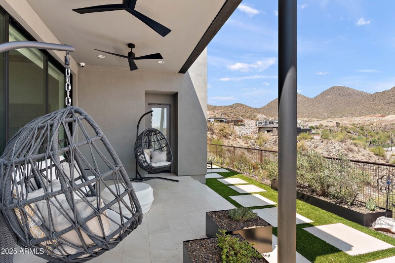 Large covered patio