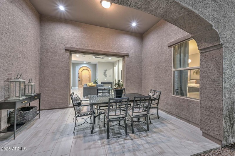 Night-Covered Patio