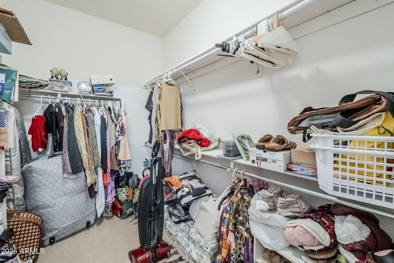 Primary walk-in closet