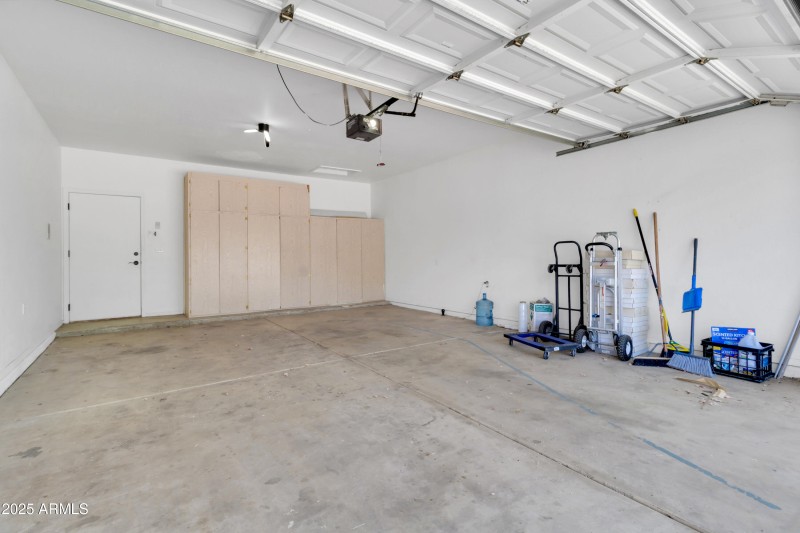 Garage area
