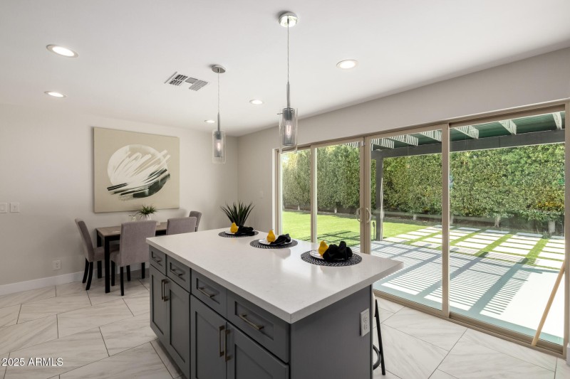 Double Slider to Covered Patio