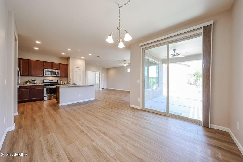 Sliding Door to Backyard