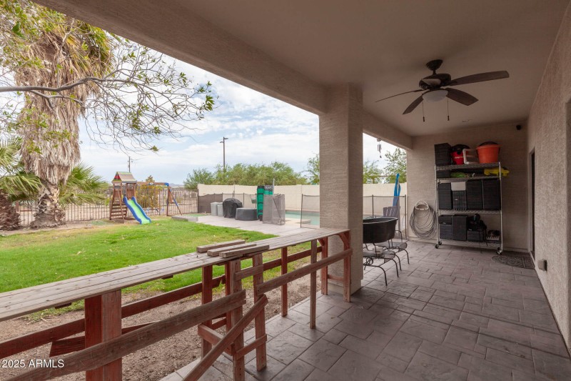 large patio