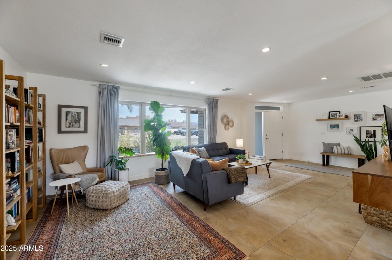 Living Room with North-facing window