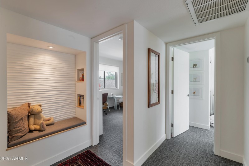 Hall reading nook