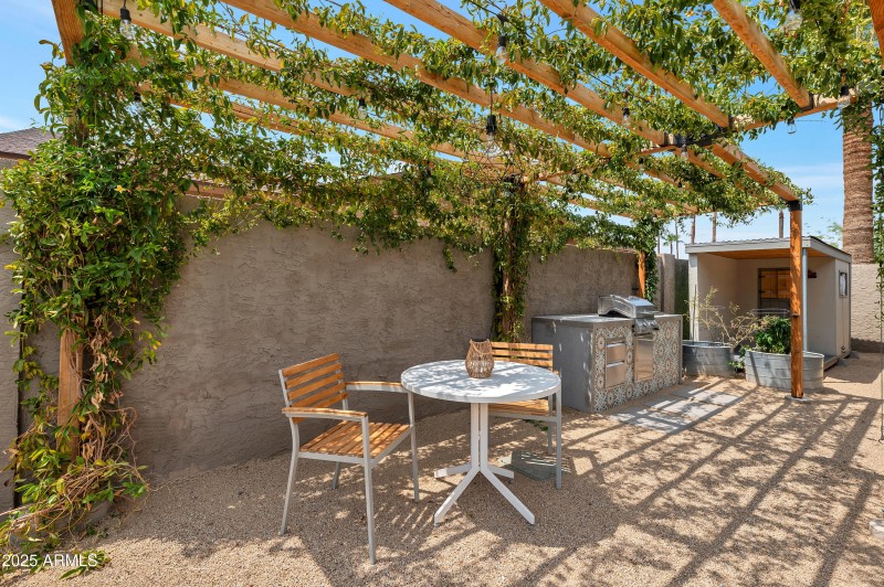 Outdoor Kitchen plus Playhouse
