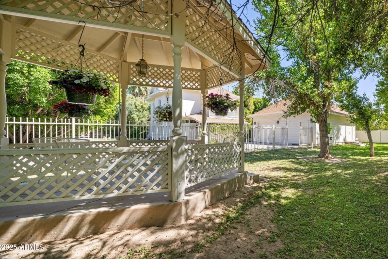 Backyard gazebo