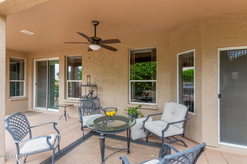 Covered patio