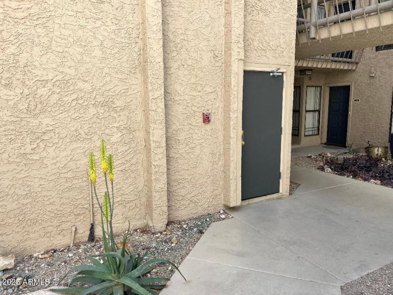 Lockbox door, Left Side Stairway