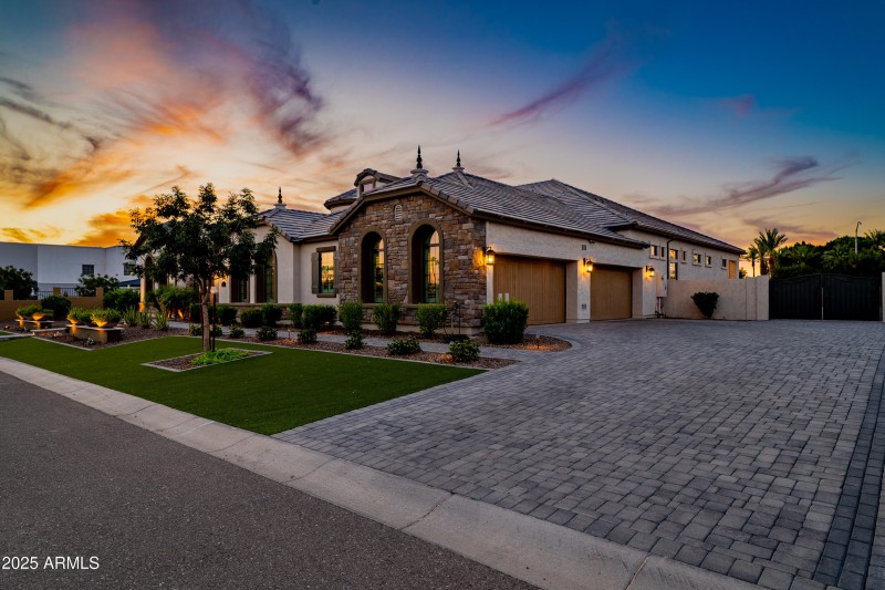 Driveway Sunset