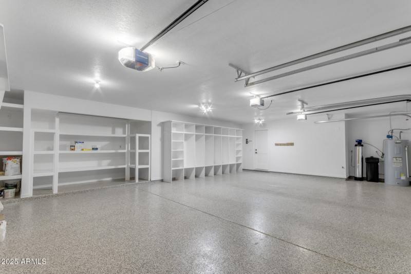 83rd Garage with Cabinets View