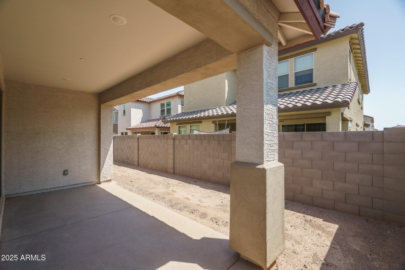 20) BACK PATIO