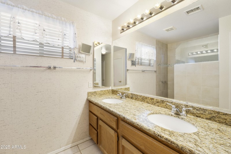 Primary Bath with dual vanities